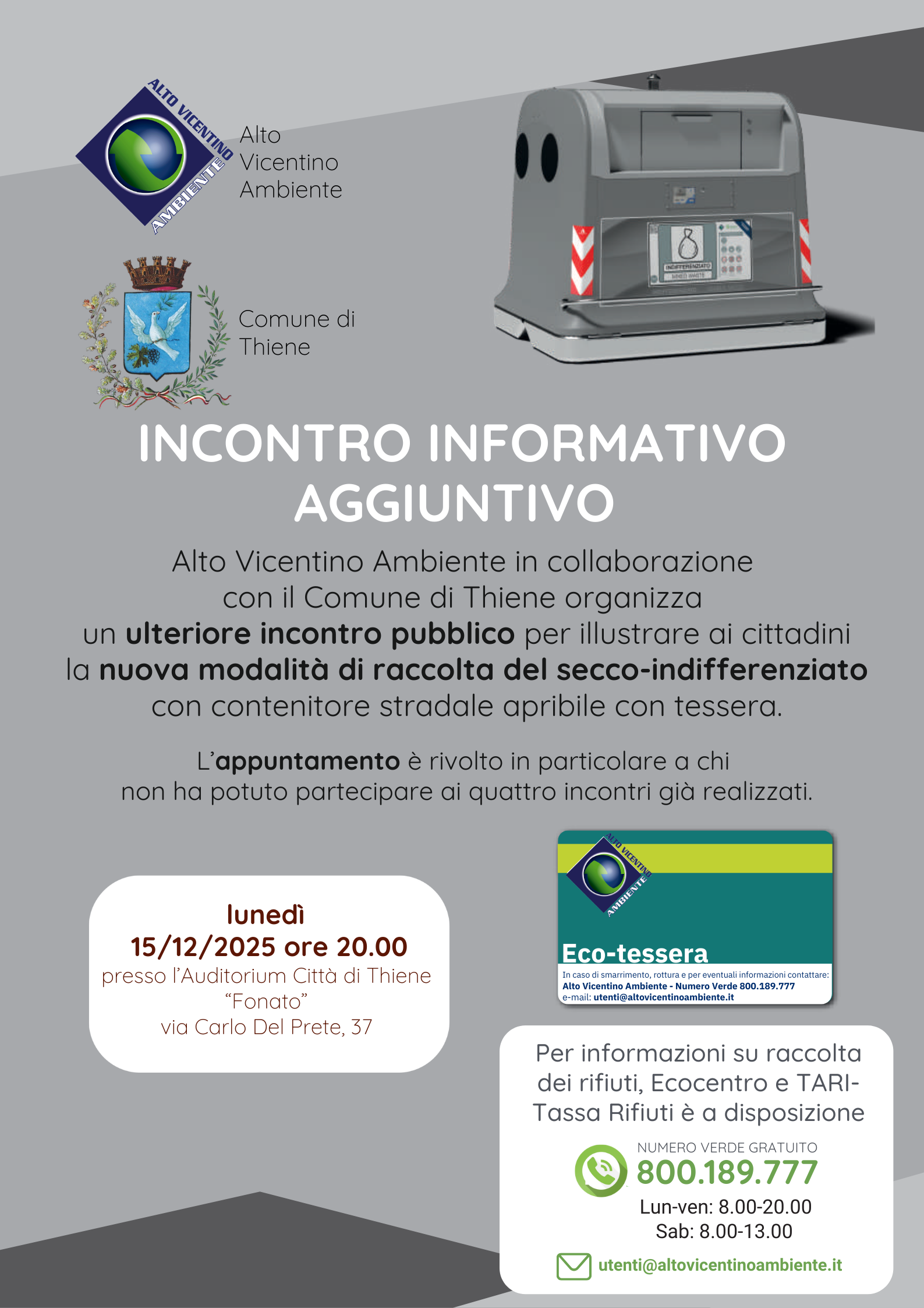 serata informativaggiuntiva Thiene
